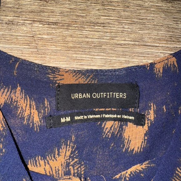 Like New Urban Outfitters Printed Chiffon Babydoll Dress - Medium - Picture 2 of 3